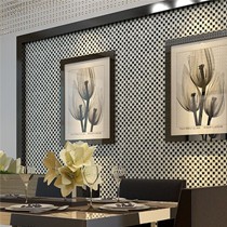 恺蓝黑白简约电视背景墙马赛克,家用客厅水晶玻璃墙贴,型号: D30