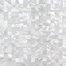 卡诺莎贝壳纯白拼密马赛克,欧式电视背景墙贴建材,天然无缝瓷砖贴