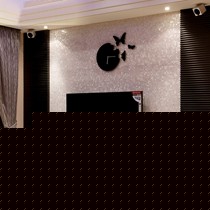 卡诺莎贝壳马赛克光洁无瑕,纯白密拼颗粒拼贴无缝,奢华欧式电视背景墙小瓷砖