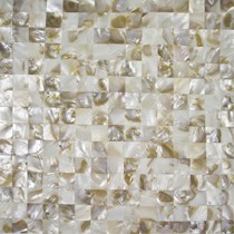 卡诺莎油花贝壳马赛克,纯天然电视背景墙建材,欧式白色墙面拼花