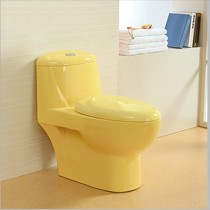 人文时尚炫彩座便器,虹吸式连体陶瓷自洁马桶,型号: RW-Z1026