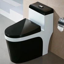 法陶简约时尚奢华座便器,虹吸式连体陶瓷静音马桶, FZ2113