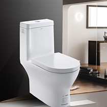 法恩莎连体虹吸式马桶,静音冲水高温自洁抗菌坐便器,货号FB1668