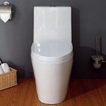 班帝地排式冲水马桶,一体式落地普通坐便器,BC6060静音马桶盖