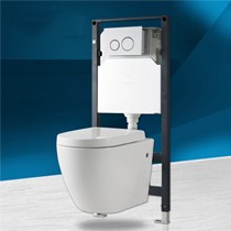 惠鹏卫浴挂墙式坐便器,冲落式节水马桶,2006墙排水坐便器
