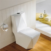 大卫伯爵虹吸式坐便器,3D钻石地排式马桶,连体式坐便器