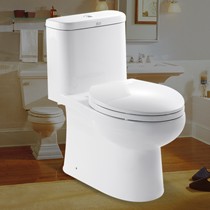 美标卫浴连体式缓冲盖板坐便器,喷射虹吸式节水马桶,型号: CCAS1828