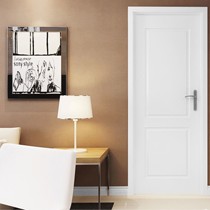 欧派木门品牌免漆复合门,现代简约平开门式室内门,型号OPW-003