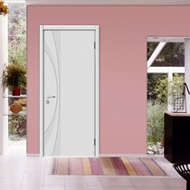 好门面现代简约风格室内复合烤漆门,90度直角拼安装恒久不变形,飞梭式立体锁具悦购系列HP-33B