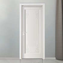 金迪木门欧式仿古白实木室内门, 立体雕花纹饰简约大气,DR07R-706型号绿色环保免漆门