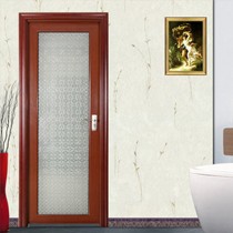 MP901型伟锋家居室内门,铝合金镶嵌玻璃门,平开式中式风格门