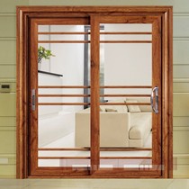 东亚吉祥田园重型推拉门,铝合金内嵌玻璃室内门,型号DY-610