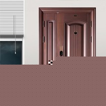 金凯德智能防护子母门,甲级防盗门,钢材指纹锁防盗门