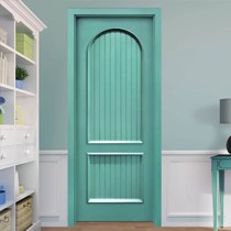 壹木居浅绿色烤漆门,TD9-02实木卧室门,室内套装门