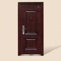 FUSIM钢材防盗门,C级锁芯入户门,TF909碳钢锁柱防撬定制门