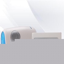 海得曼白色一拖一方无线门铃,远距离电子遥控便携门铃,型号:E-218P