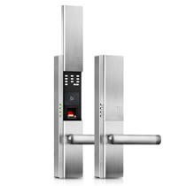 德施曼双色长方形功能假锁,锌合金家用双门锁,别墅门智能防盗锁