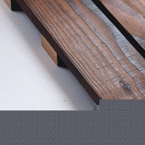 德万家美国花旗松防腐木板材,表层采用氧焊枪烧烤工艺, DWJ02TH07天然环保碳化木