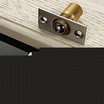 鹰盾隐形伸缩弹簧闭门卡珠,纯铜拉丝卫浴间不消磁碰珠,型号:PZ-CT01