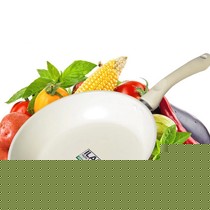 hopelife特色陶瓷平底锅,100%无油烟家用煎锅,型号RW2014-08