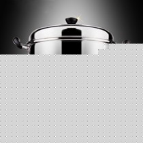 维艾大容量蒸锅,通用炉灶复底三层锅底,三层加厚锅具WA-BXG-34BZ