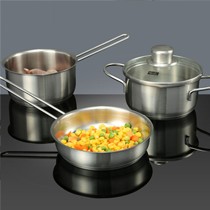 菲仕乐不锈钢锅具套装,防滴漏奶锅,EM0831603000汤锅煎锅