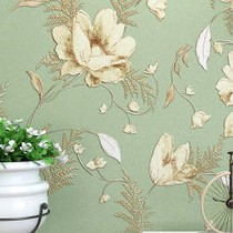 本木美式乡村田园壁纸,怀旧复古无纺布墙纸,型号-SH10035