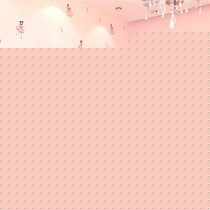 洛可可芭蕾公主图案纯纸墙纸,韩式温馨可爱儿童房壁纸,环保水性印墨色彩纯净