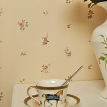 Rococo/洛可可环保无纺布壁纸,珠光印花卧室壁纸,型号: AQH-E
