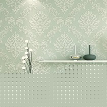 书颜欧式大马士革墙纸,撒银立体背景墙壁纸,型号:S020403X