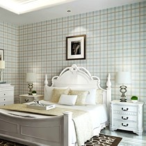 筱航装饰格纹壁纸,W1地中海彩色小条纹墙纸,苏格兰格子印花墙布