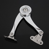 勒洁雅锌合金镀铬气撑,S型任意角度橱柜上翻门撑,型号4165151