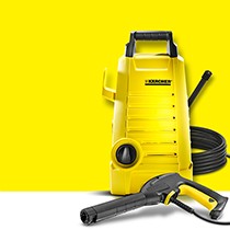 凯驰220V自吸型洗车机,家用全自动高压扇形喷枪清洗机,型号: K2标准款