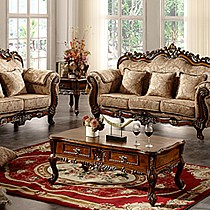 经典法利亚美式沙发,高档客厅美式乡村古典沙发,实木布艺结合沙发,欧式组合FD-2210沙发