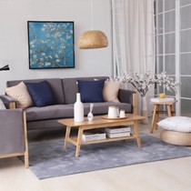 惟创日式简约组合沙发,宜家风深灰色混纺布沙发,型号: SF10003