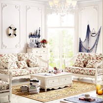 浪漫坊田园烤漆布艺U形沙发,sf800系列环保手工雕花沙发