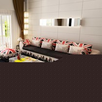 大森林可拆洗贵妃布艺沙发,三人组合实木沙发,2630B现代简约L形沙发