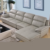 现代简约经典沙发组合,型号: DZY2821头层牛背真皮环保沙发,左右沙发小户型转角沙发