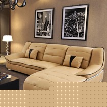 简约利豪大户型沙发组合,头层进口牛皮贵妃沙发,人性化设计高档沙发L14