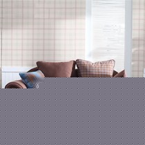 纯美地中海拉阔乡村沙发,格子布艺沙发组合,AT03SF小户型实木沙发