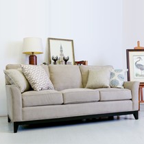 英堡来布艺沙发,雪尼尔面料简约沙发组,半拆洗纯实木底架沙发