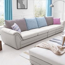 联邦简约沙发型号DS055,沙发北欧现代坐具,布艺皮布沙发组合