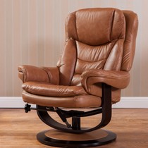 美洲进口牛皮沙发椅,利豪懒人沙发躺椅,美式乡村客厅休闲椅CR-246