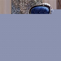 Visney/卫诗理蓝色黑檀木休闲椅,艺术贵族实木单人沙发椅,型号: 23038A5