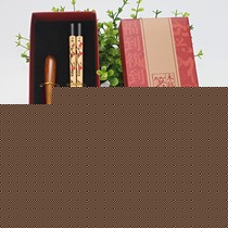 逸雨轩环保毛竹便携式勺筷,抛光饰面高潮滴塑印花筷,耐用结实铁木勺