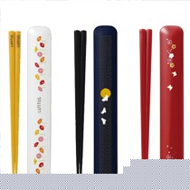 阿司倍鹭品牌月兔筷盒套装系列,日式环保便携式筷子,盒装彩色筷
