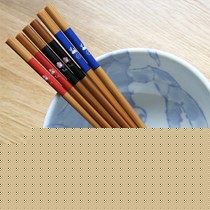 陶趣居日式环保竹筷,可爱印花兔子多色便携式筷子,货号: 33