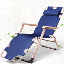 加粗铁艺折叠躺椅,午憩宝牛津布沙滩床, WQB--B101办公室午休躺椅