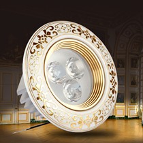 柏光盛世牌陶瓷led射灯,TC601型古典彩绘客厅射灯,真实还原自然光线