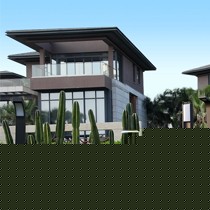 点亮生活品牌哑黑色落地式庭院灯,现代简约LDE景观灯,5瓦8825型号室外灯